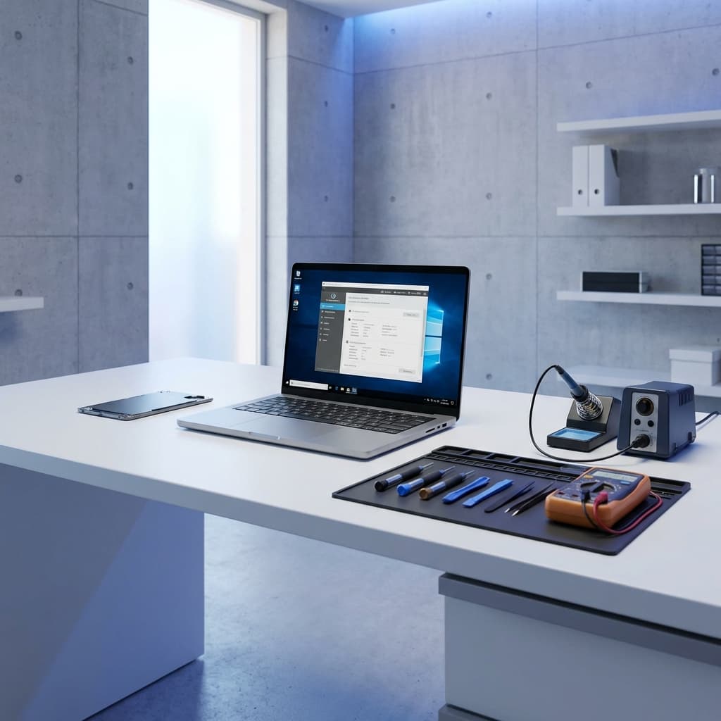 Modern Computer Service Workspace